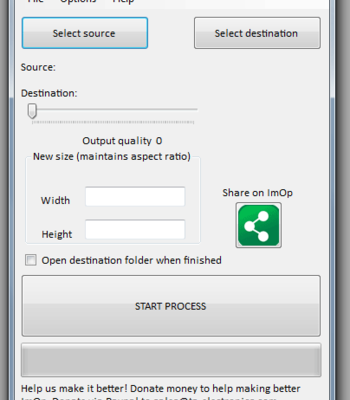 Image Optimizer ImOp