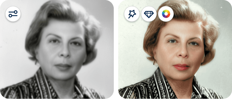 Базовые инструменты улучшения фотографии в Photomyne