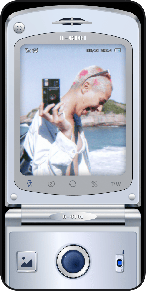 Интерфейс цифровой камеры Digicam в BeautyCam