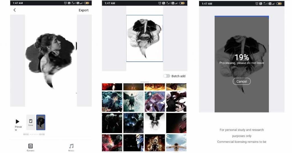 Создание короткого ролика из фотографии и индикатор обработки FocoDesign