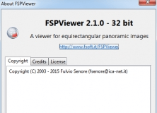 Окно About FSPViewer 2.1 с именем автора