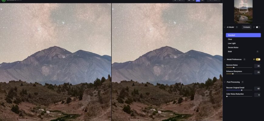 Topaz DeNoise AI
