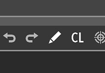 Shortcut Control openCanvas 7 с кнопками отмены и инструментов