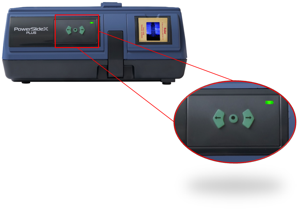 Физическая панель управления PowerSlide X Plus, связанная с CyberView X