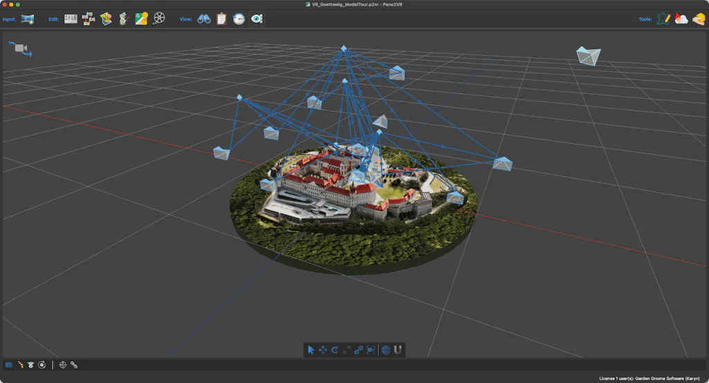 Работа с 3D-моделью в Viewer Pano2VR 8