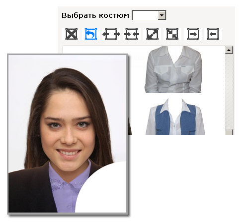 Каталог одежды и окно портрета в Offnote