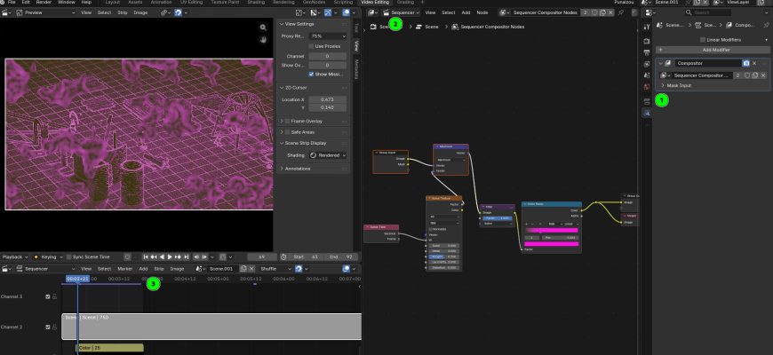 Blender Video Sequence Editor