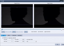 Кадрирование видео в редакторе Aneesoft Video Converter Pro 3.6