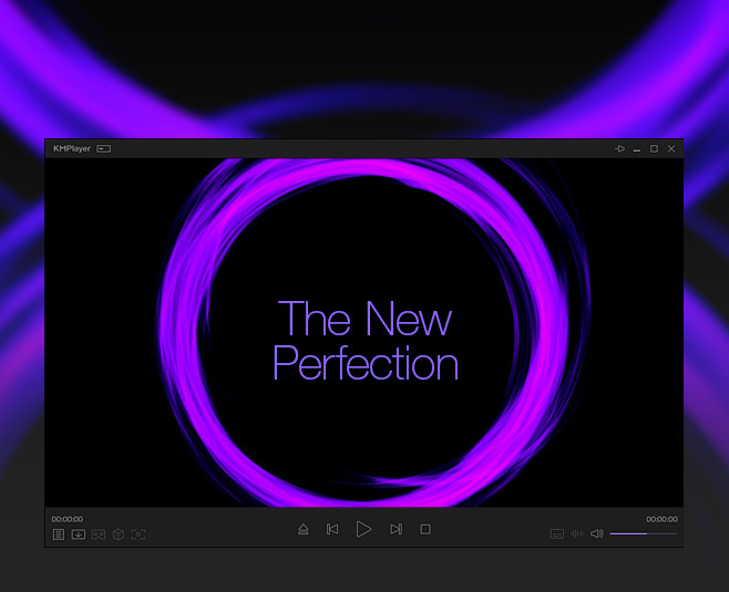 Интерфейс KMPlayer 64X для сравнения с классическим KMPlayer