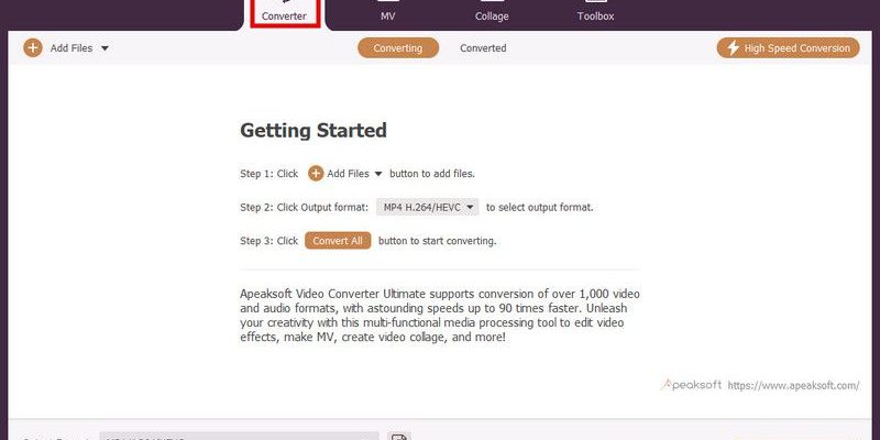 Apeaksoft Video Converter Ultimate