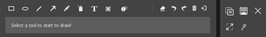 Панель аннотаций FoneLab Screen Recorder для редактирования снимка экрана