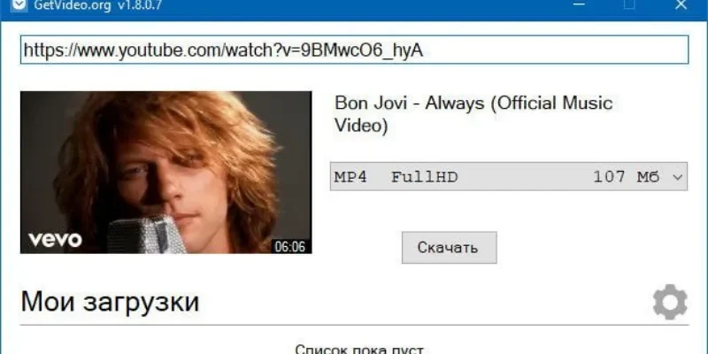 GetVideo для Windows