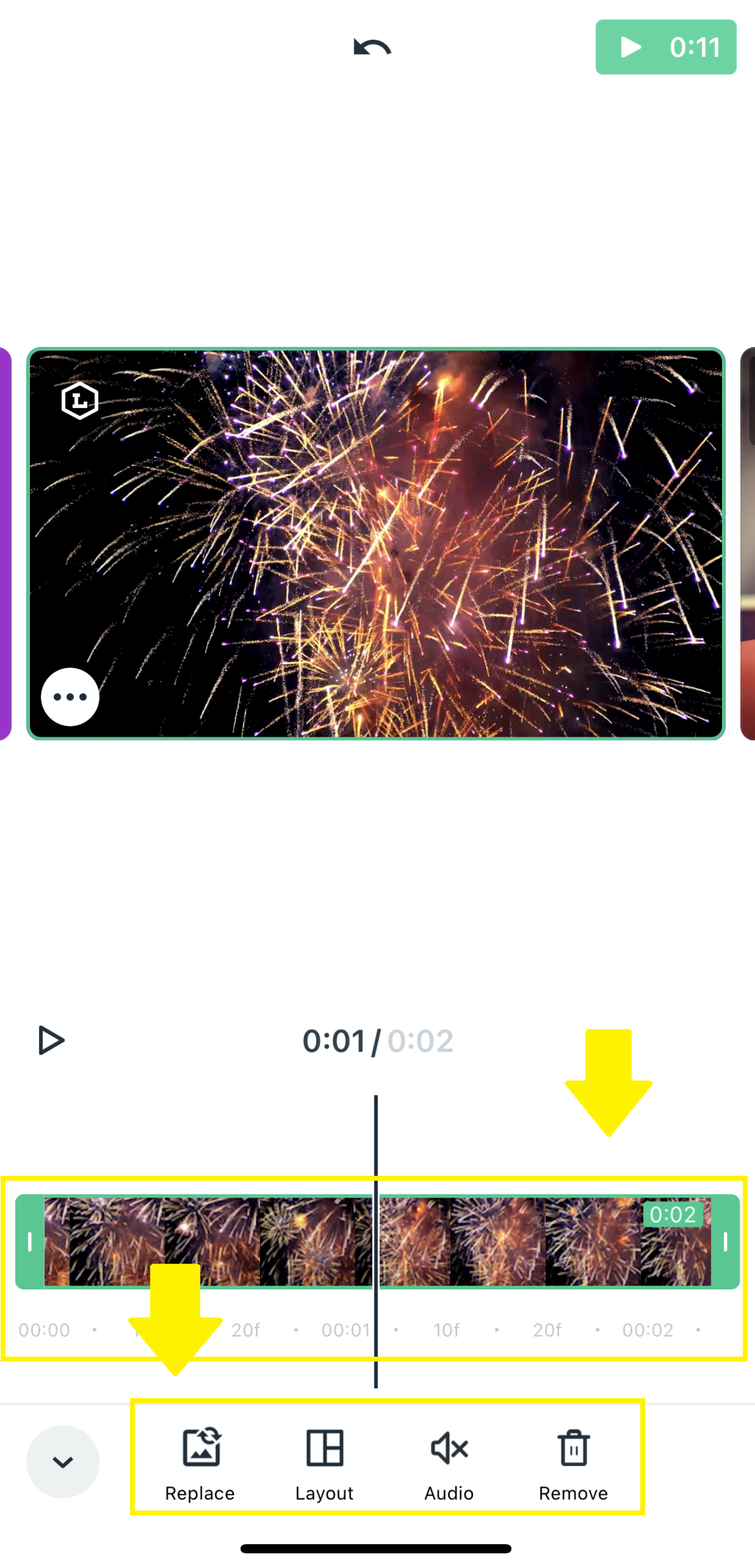 Мобильная временная шкала Magisto на iOS