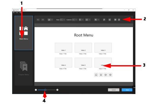 Template Designer Roxio MyDVD для создания собственного шаблона меню DVD