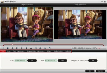 Скриншот рабочего интерфейса Pavtube HD Video Converter с видео и настройками