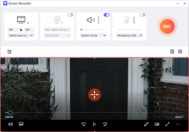 Screen Recorder Joyoshare VidiKit с выбором области, камеры, системного звука и микрофона