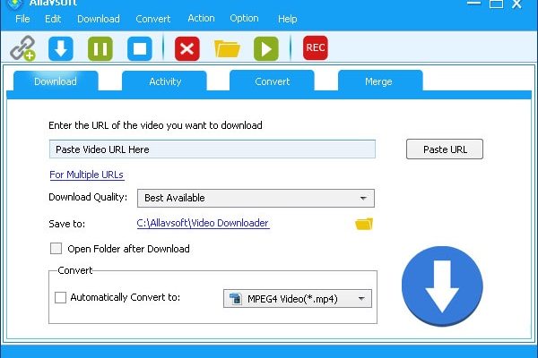 Allavsoft Video and Music Downloader