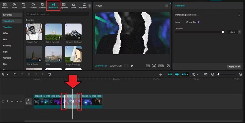CapCut Desktop с открытым разделом Audio и Voice Changer