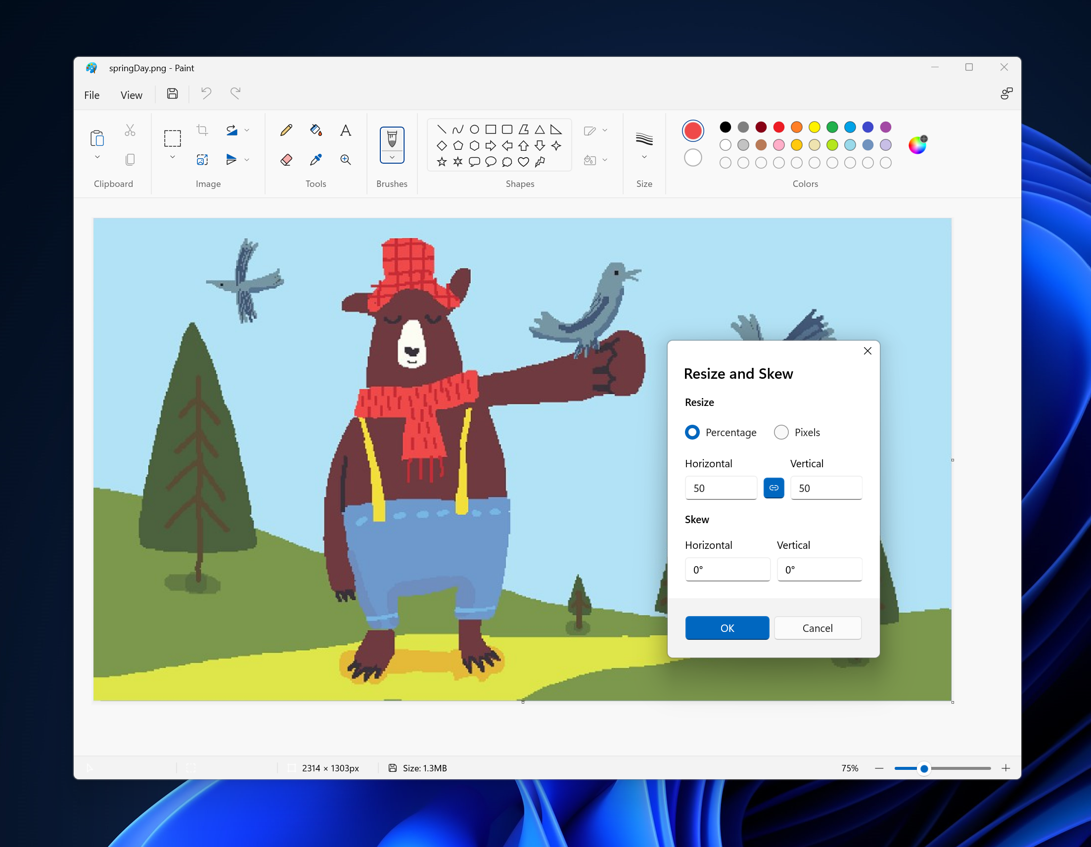 Выбор JPEG в меню Сохранить как Microsoft Paint