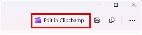 Панель сохраненной видеозаписи в Snipping Tool
