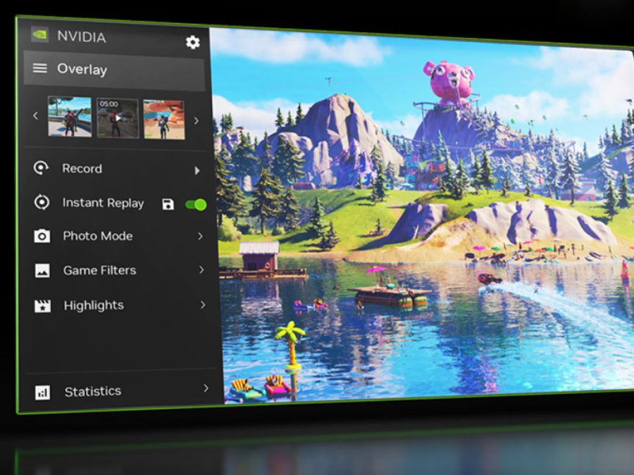 NVIDIA Overlay с кнопками Record и Instant Replay