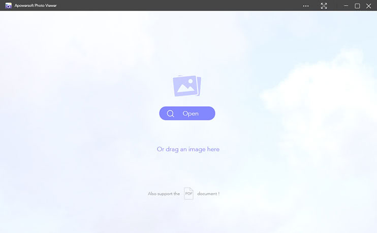 Главное окно Apowersoft Photo Viewer с открытым изображением