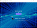 Стартовое окно Boilsoft Video Splitter с областью Drop File(s)