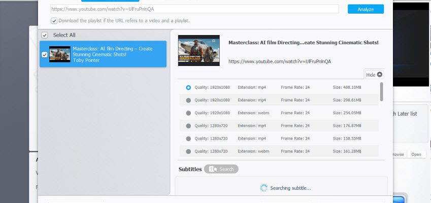 WinX YouTube Downloader